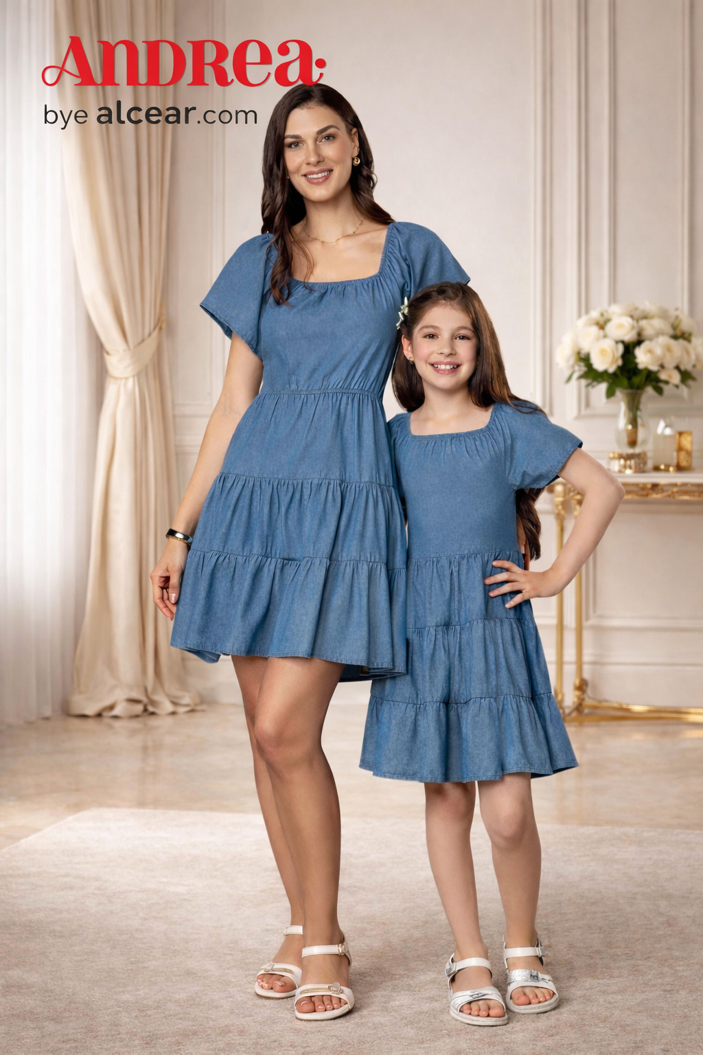Vestido " Brisa Azul"