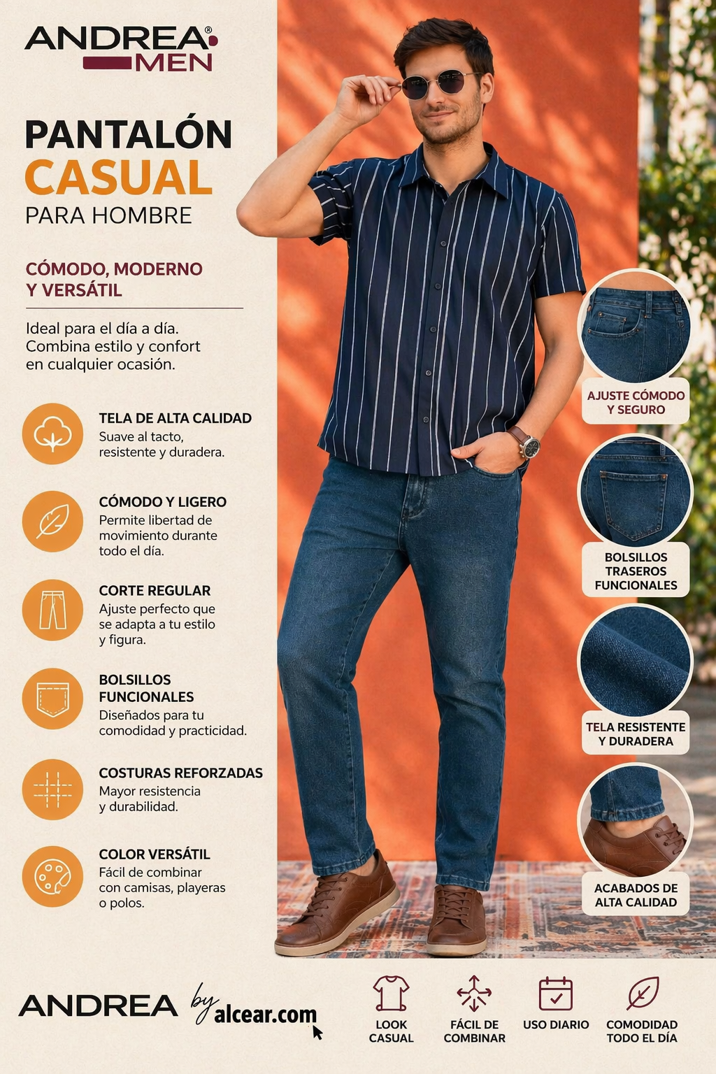 Jeans Casuales.